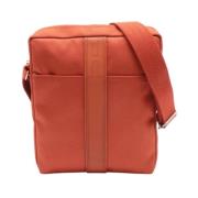 Pre-owned Leather shoulder-bags Hermès Vintage , Orange , Dames