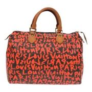 Pre-owned Canvas louis-vuitton-bags Louis Vuitton Vintage , Orange , D...