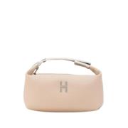 Pre-owned Fabric handbags Hermès Vintage , Beige , Dames