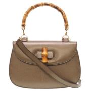 Pre-owned Canvas gucci-bags Gucci Vintage , Brown , Dames