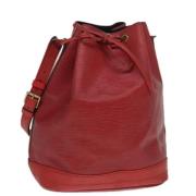 Pre-owned Leather shoulder-bags Louis Vuitton Vintage , Red , Dames