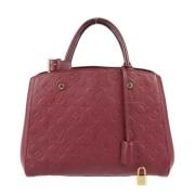 Pre-owned Leather louis-vuitton-bags Louis Vuitton Vintage , Red , Dam...