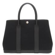 Pre-owned Leather handbags Hermès Vintage , Black , Dames