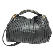 Pre-owned Leather handbags Miu Miu Pre-owned , Black , Dames