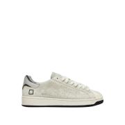 Gemengde Harige Basis Sneakers D.a.t.e. , Beige , Dames