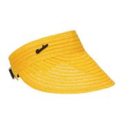 Gevlochten Hennepklep voor Zomeravonturen Borsalino , Yellow , Dames