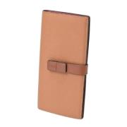 Pre-owned Leather wallets Loewe Pre-owned , Brown , Dames