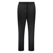 Tech Fabric Track Pants met Koord Les Deux , Black , Heren