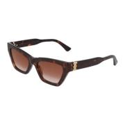 Kattenoog Zonnebril Cartier , Brown , Unisex