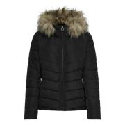 Zwarte Hooded Ritsjas Vrouwen Herfst/Winter Only , Black , Dames