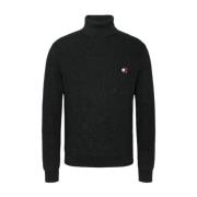 Stijlvolle Shirt voor Mannen Tommy Jeans , Black , Heren