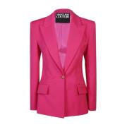 Fuchsia Jassen voor Vrouwen Versace Jeans Couture , Pink , Dames