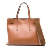 Noten Altea Leren Tote Tas Gianni Chiarini , Brown , Dames