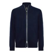 Cashmere volledige rits trui Boggi Milano , Blue , Heren