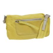 Pre-owned Fabric prada-bags Prada Vintage , Yellow , Dames