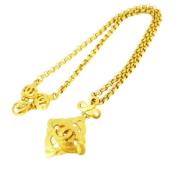 Pre-owned Metal chanel-jewelry Chanel Vintage , Yellow , Dames