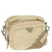 Pre-owned Nylon prada-bags Prada Vintage , Beige , Dames