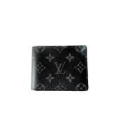 Pre-owned Leather wallets Louis Vuitton Vintage , Black , Dames