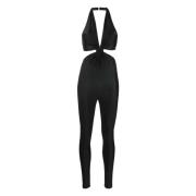 Elegante Jumpsuit met 80% Polyamide Saint Laurent , Black , Dames