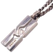 Pre-owned Silver necklaces Gucci Vintage , Gray , Dames