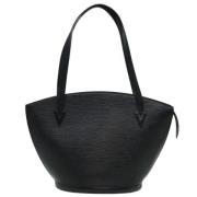 Pre-owned Leather louis-vuitton-bags Louis Vuitton Vintage , Black , D...