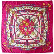 Pre-owned Silk scarves Hermès Vintage , Multicolor , Dames