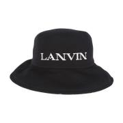 Omkeerbare emmerhoed Lanvin , Black , Dames