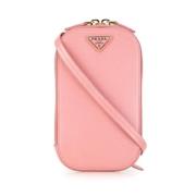 Pre-owned Leather prada-bags Prada Vintage , Pink , Dames