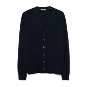 Blauwe Sweaters voor Mannen Corneliani , Blue , Heren