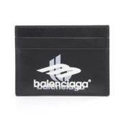 Pre-owned Leather wallets Balenciaga Vintage , Black , Dames