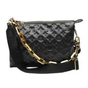 Pre-owned Leather louis-vuitton-bags Louis Vuitton Vintage , Black , D...