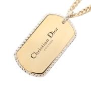 Pre-owned Metal dior-jewelry Dior Vintage , Yellow , Dames