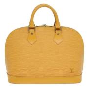 Pre-owned Leather louis-vuitton-bags Louis Vuitton Vintage , Yellow , ...