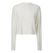 Zijden en wollen crewneck trui IRO , Beige , Dames