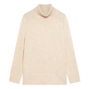 Stijlvolle Maglia Top Elena Mirò , Beige , Dames