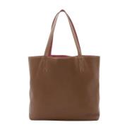 Pre-owned Leather shoulder-bags Hermès Vintage , Brown , Dames