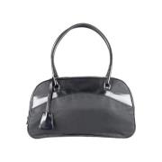 Pre-owned Leather prada-bags Prada Vintage , Black , Dames