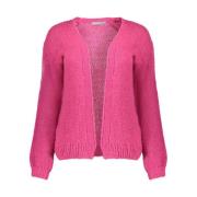 Basis Cardigan Vest Geisha , Pink , Dames