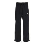 Contrastband Joggers met Track Palm Angels , Black , Heren