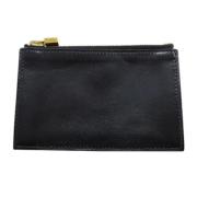 Pre-owned Leather wallets Hermès Vintage , Black , Dames