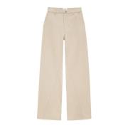 Stijlvolle Briley Broek Anine Bing , Beige , Dames