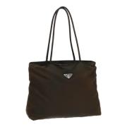 Pre-owned Nylon prada-bags Prada Vintage , Brown , Dames