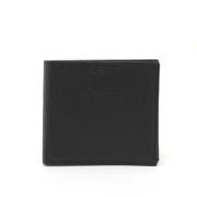 Pre-owned Leather wallets Bvlgari Vintage , Black , Heren