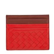 Pre-owned Leather wallets Bottega Veneta Vintage , Orange , Dames