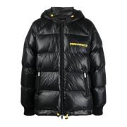 Heren Winterjas - Blijf warm & stijlvol Dsquared2 , Black , Heren