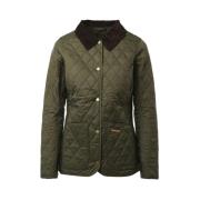 Elegante Groene Gewatteerde Jas Barbour , Green , Dames