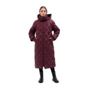 Monochrome Abruzzo gewatteerde pufferjas Marella , Purple , Dames