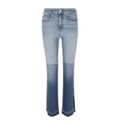 Bootcut Jeans Cannes Stijl Adriano Goldschmied , Blue , Dames