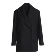 Heritage Wool Coat Joseph , Black , Dames