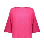 Pullover met korte mouwen Geisha , Pink , Dames